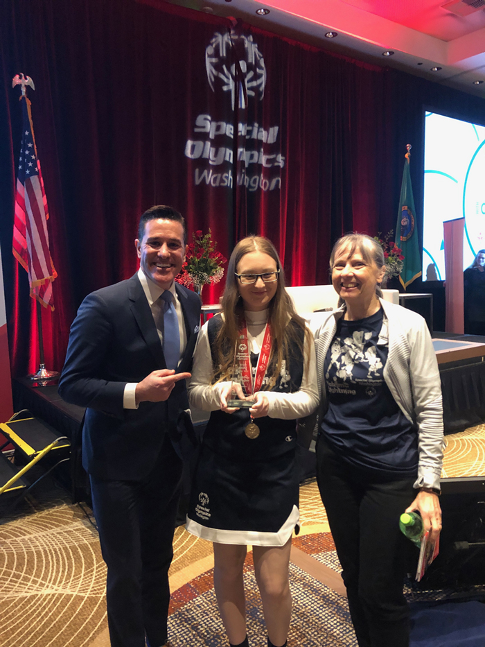 Cortnie wins Special Olympics Washington Athlete of the Year Yakima